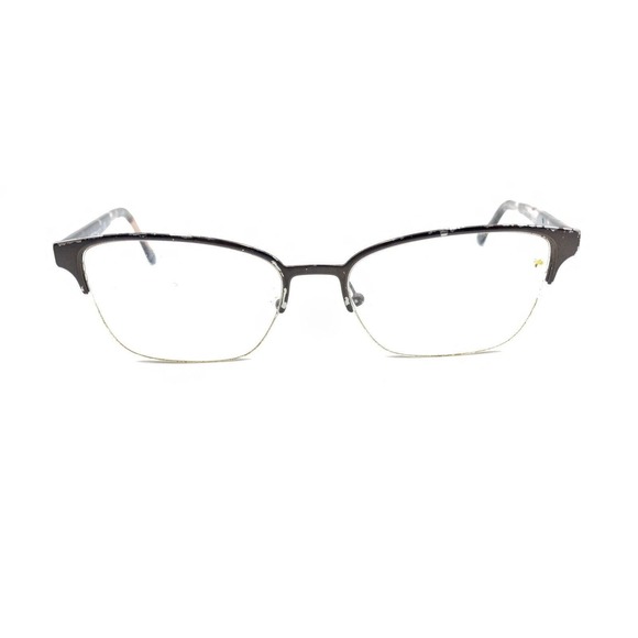 Prada VPR 61X ROU-1O1 Brown Half Rim Eyeglasses Frames 54-17 145 Italy Designer - Picture 6 of 12